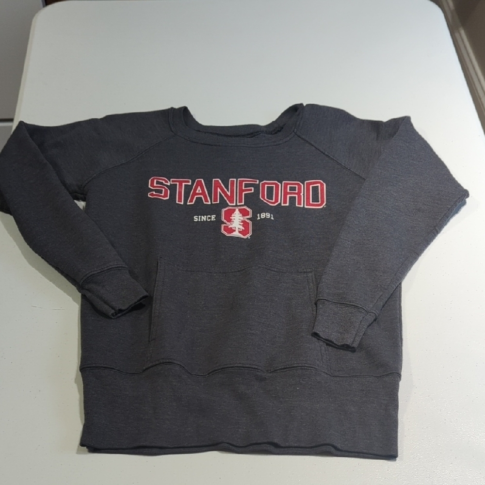 Stanford Gray Sweatshirt With Pockets!! Beautiful!!! Small